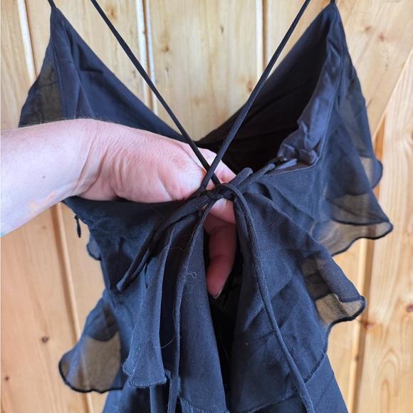 TCEC Black Ruffled Maxi Dress - Picture 2 of 5